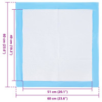 Produktbild för Icke-vävd tyg för husdjurs träning pad 50 pcs 60 x 60 cm