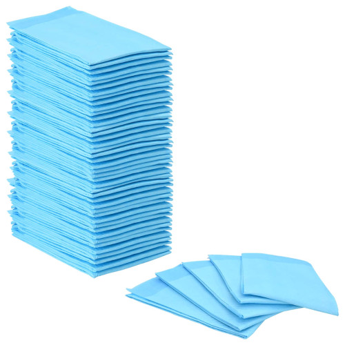 vidaXL Icke-vävd tyg för husdjurs träning pad 50 pcs 90 x 60 cm