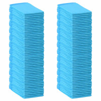 Produktbild för Icke-vävd tyg för husdjurs träning pad 100 pcs 120 x 80 cm