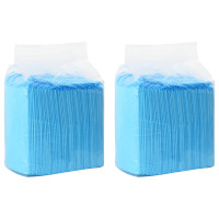 Produktbild för Icke-vävd tyg för husdjurs träning pad 100 pcs 120 x 80 cm