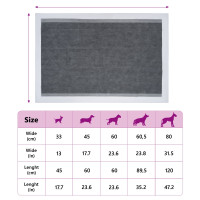 Produktbild för Icke-vävd tyg för husdjurs träning pad 50 pcs 120 x 80 cm