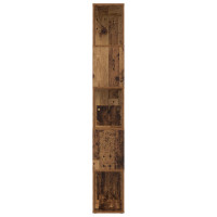 Produktbild för Bokskåp Gammalt trä 80 x 24 x 159 cm Konstruerat trä