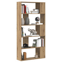 Produktbild för Bokskåp Artisan Ek 80 x 24 x 159 cm Konstruerat trä