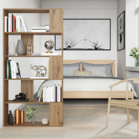 Produktbild för Bokskåp Artisan Ek 80 x 24 x 159 cm Konstruerat trä