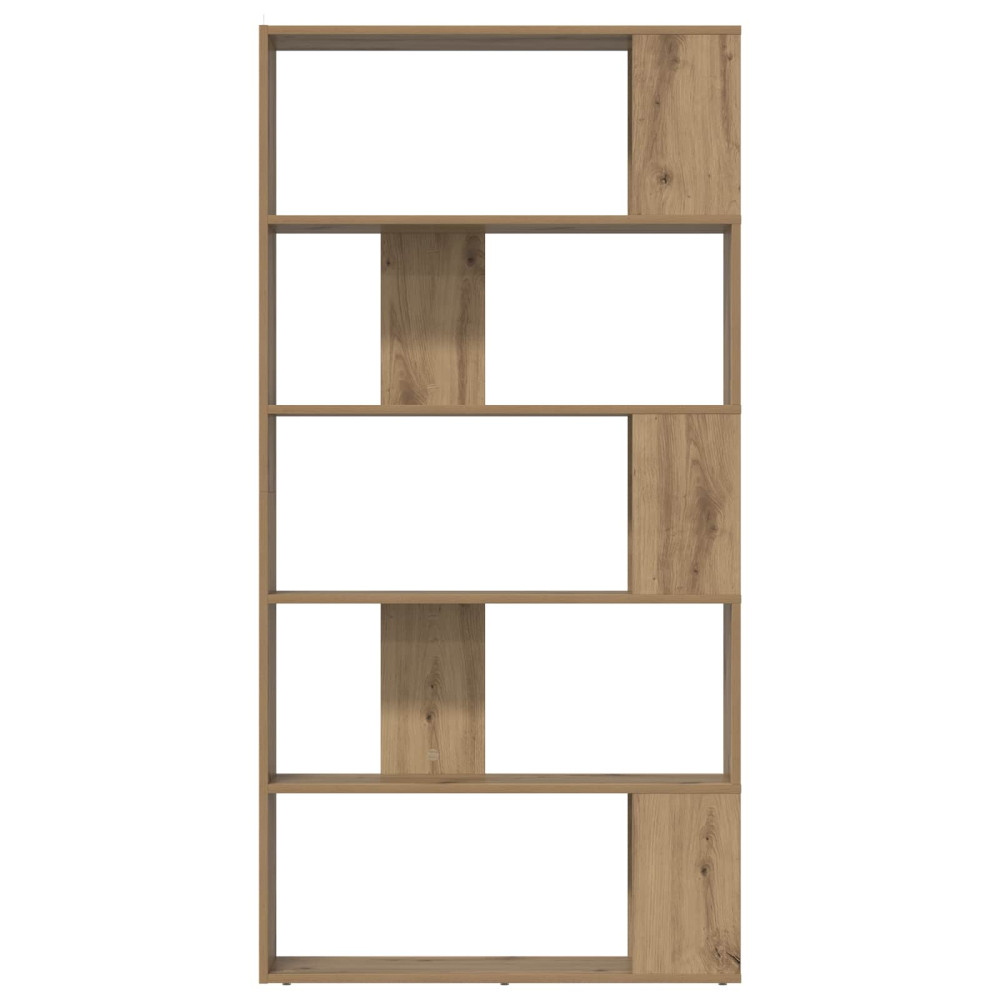 Produktbild för Bokskåp Artisan Ek 80 x 24 x 159 cm Konstruerat trä