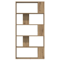 Produktbild för Bokskåp Artisan Ek 80 x 24 x 159 cm Konstruerat trä