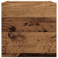 Produktbild för Väggmonterat TV-förråd Gammalt trä 30,5 x 30 x 30 cm
