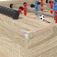 Produktbild för Foosballbord Sonoma-ek 125 x 60,5 x 80 cm Konstruerat trä