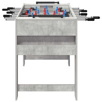 Produktbild för Foosballbord BetongGrå 125 x 60,5 x 80 cm Konstruerat trä
