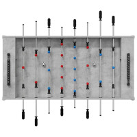 Produktbild för Foosballbord BetongGrå 125 x 60,5 x 80 cm Konstruerat trä
