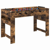 Produktbild för Foosballbord Rökt ek 125 x 60,5 x 80 cm Konstruerat trä