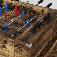 Produktbild för Foosballbord Rökt ek 125 x 60,5 x 80 cm Konstruerat trä