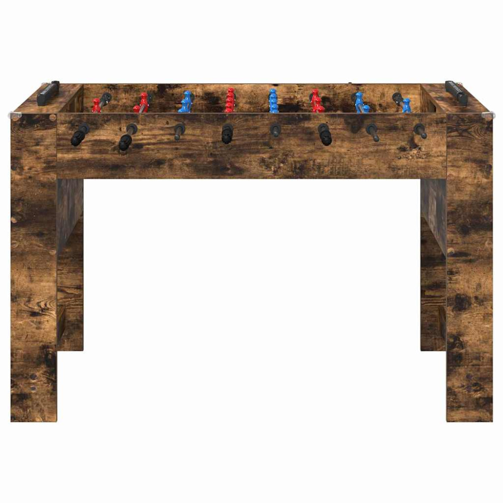 Produktbild för Foosballbord Rökt ek 125 x 60,5 x 80 cm Konstruerat trä