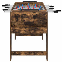 Produktbild för Foosballbord Rökt ek 125 x 60,5 x 80 cm Konstruerat trä