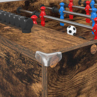 Produktbild för Foosballbord Rökt ek 125 x 60,5 x 80 cm Konstruerat trä