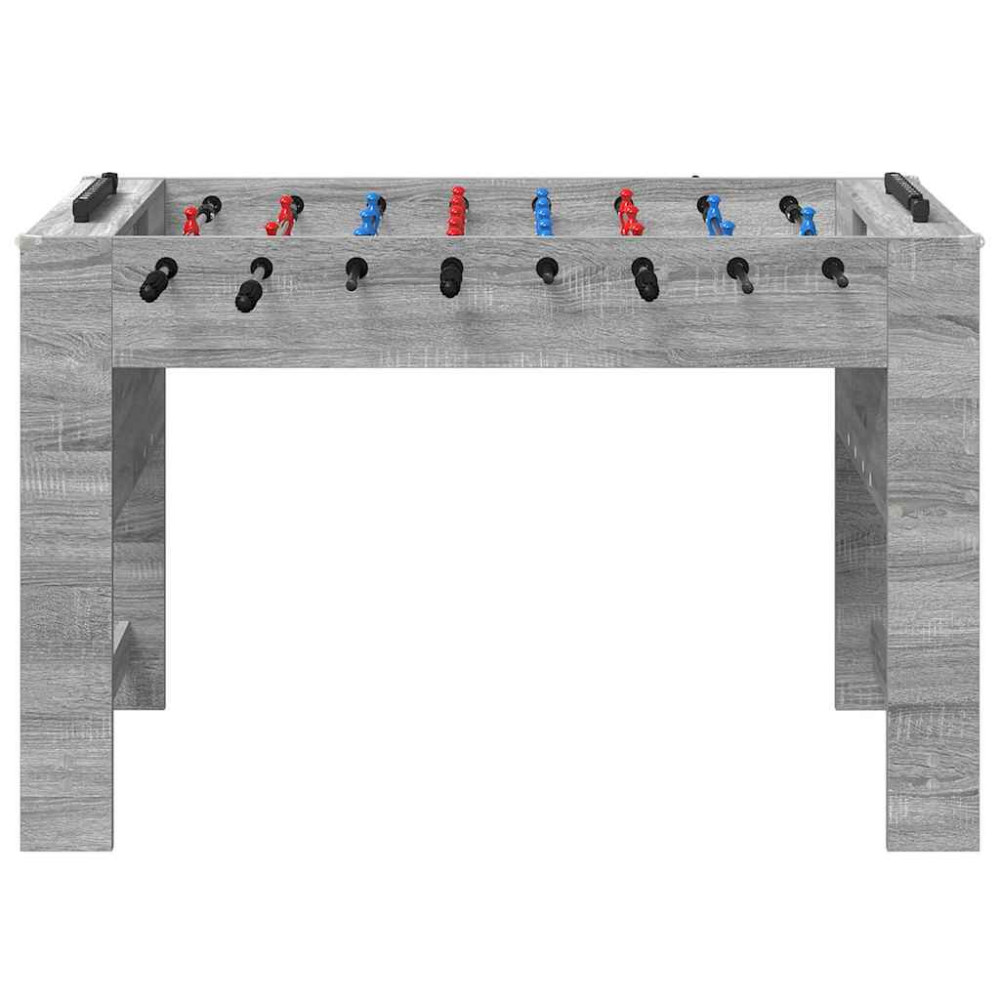 Produktbild för Foosballbord Grå Sonoma 125 x 60,5 x 80 cm Konstruerat trä