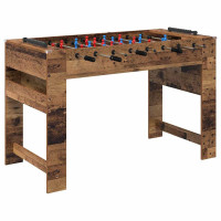 Produktbild för Foosballbord Gammalt trä 125 x 60,5 x 80 cm Konstruerat trä