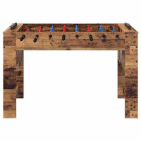 Produktbild för Foosballbord Gammalt trä 125 x 60,5 x 80 cm Konstruerat trä