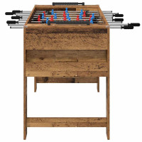 Produktbild för Foosballbord Gammalt trä 125 x 60,5 x 80 cm Konstruerat trä