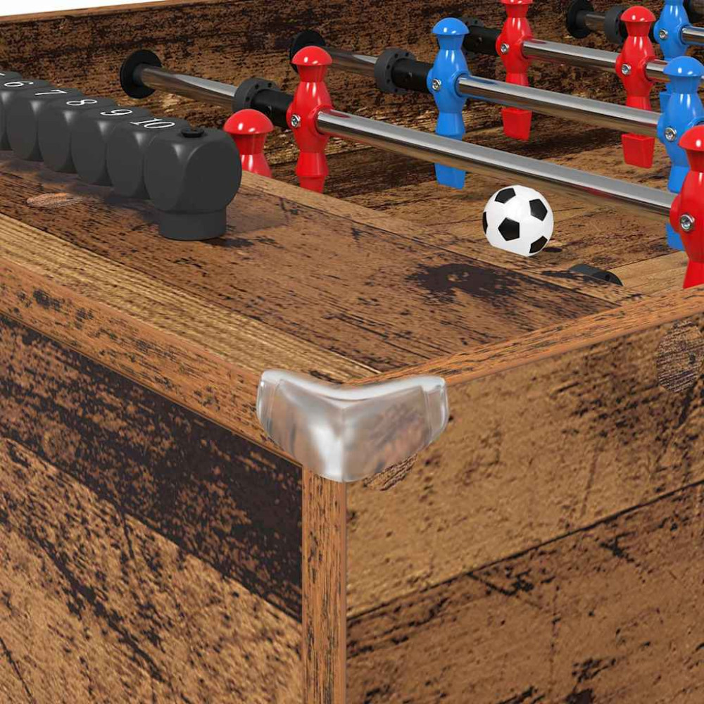 Produktbild för Foosballbord Gammalt trä 125 x 60,5 x 80 cm Konstruerat trä