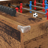 Produktbild för Foosballbord Gammalt trä 125 x 60,5 x 80 cm Konstruerat trä