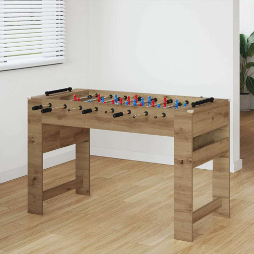 vidaXL Foosballbord Artisan Ek 125 x 60,5 x 80 cm Konstruerat trä