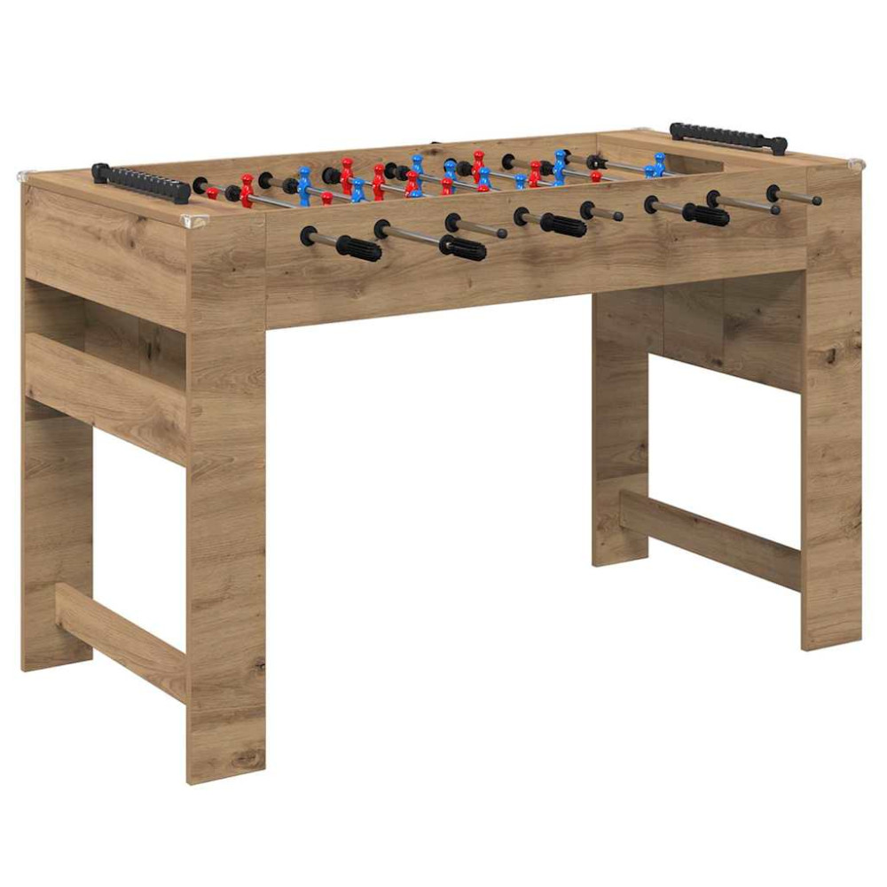 Produktbild för Foosballbord Artisan Ek 125 x 60,5 x 80 cm Konstruerat trä