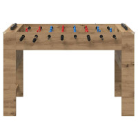 Produktbild för Foosballbord Artisan Ek 125 x 60,5 x 80 cm Konstruerat trä