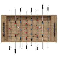 Produktbild för Foosballbord Artisan Ek 125 x 60,5 x 80 cm Konstruerat trä
