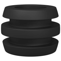 Produktbild för Foosball Bord Bumpers 16 pcs Svart 3 x 3 x 2 cm TPE