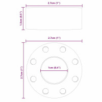 Produktbild för Foosball Bord Bumpers 16 pcs Svart 2,7 x 2,7 x 1,3 cm TPE