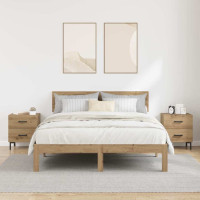 Produktbild för Nattduksbord 2 pcs Artisan Ek 40 x 35 x 47,5 cm Konstruerat trä