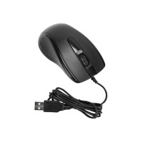 Produktbild för Targus Full-Size - mus - antimikrobiell - USB - svart
