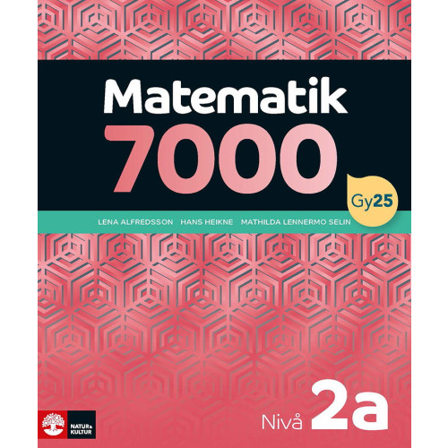 Lena Alfredsson Matematik 7000 nivå 2a (häftad)