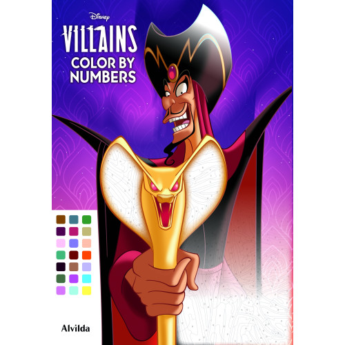 Alvilda Disney - Color by Numbers - Villains (häftad)