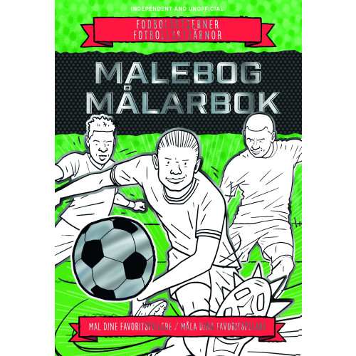 Alvilda Football Superstars Deluxe målarbok (häftad)