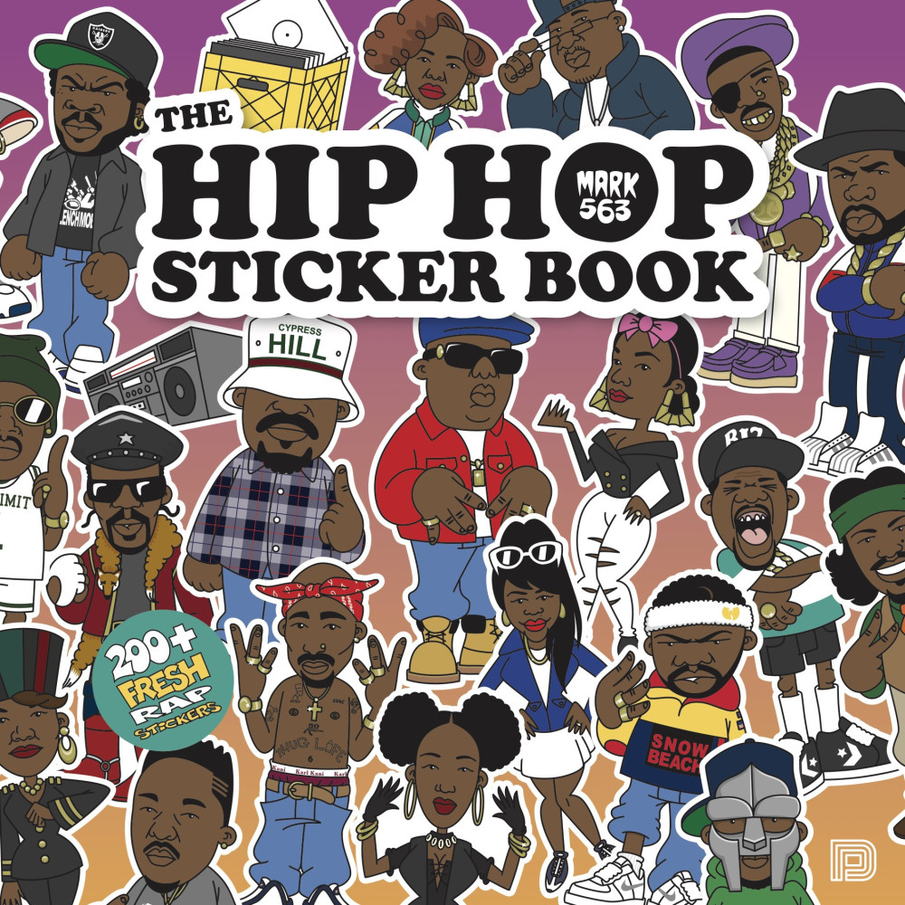 Produktbild för The Hip Hop Sticker Book (häftad, eng)