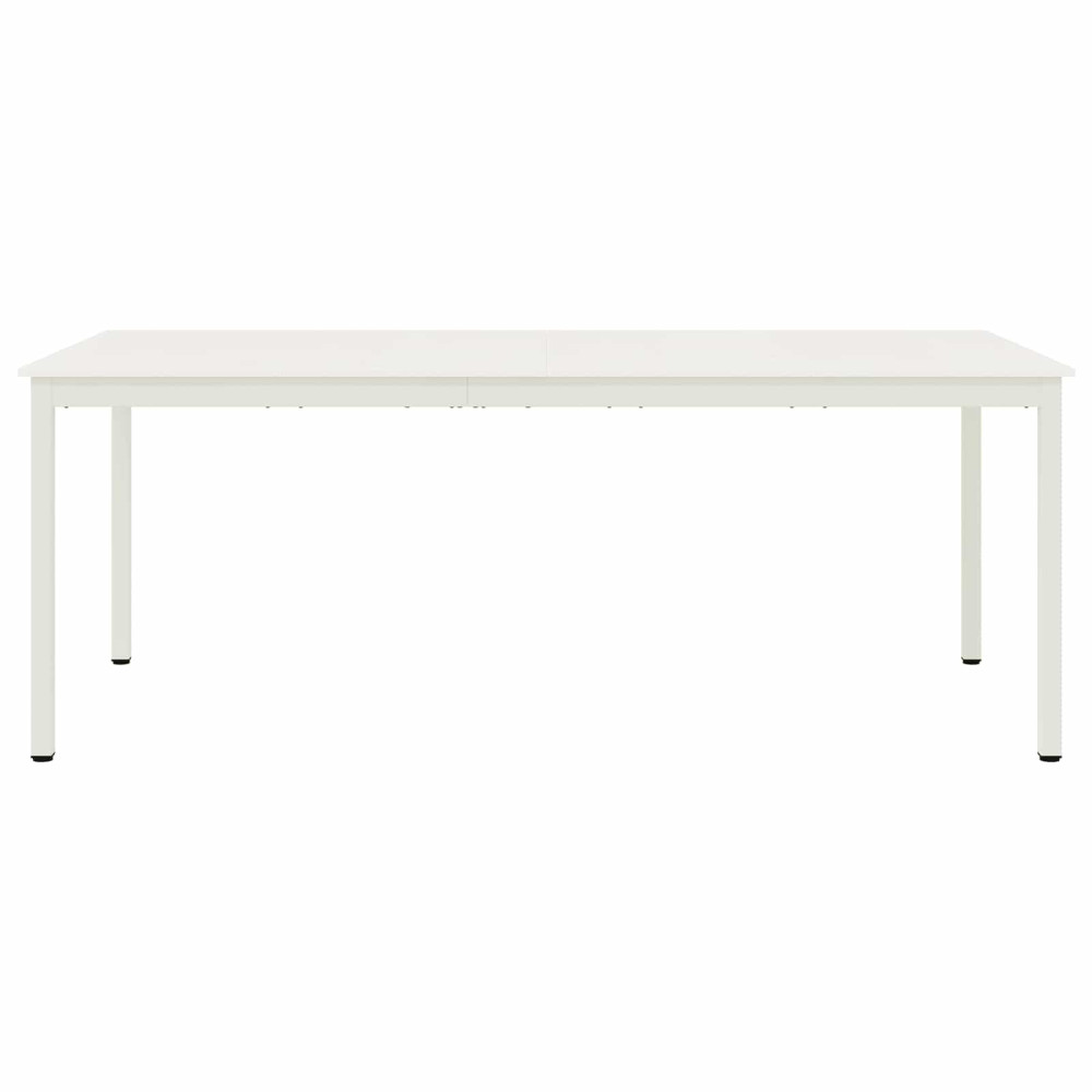 Produktbild för Matbord Vit 200 x 100 x 75 cm Massiv furu