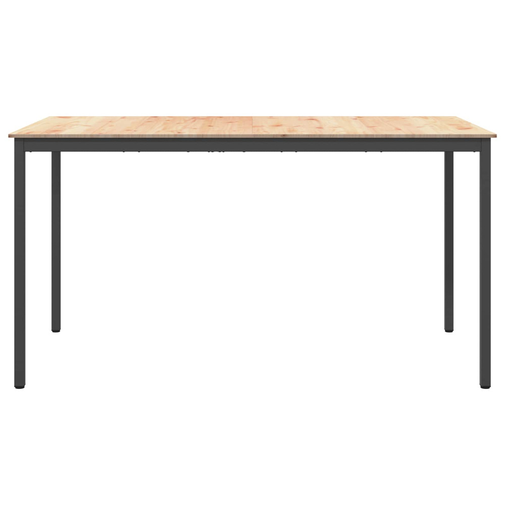 Produktbild för Barbord Naturfärg 200 x 100 x 105 cm Massiv furu