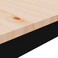 Produktbild för Barbord Naturfärg 200 x 100 x 105 cm Massiv furu