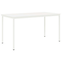 Produktbild för Barbord Vit 200 x 100 x 105 cm Massiv furu