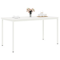 Produktbild för Barbord Vit 200 x 100 x 105 cm Massiv furu