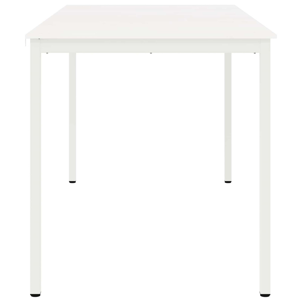 Produktbild för Barbord Vit 200 x 100 x 105 cm Massiv furu