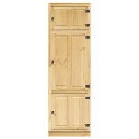Produktbild för Skåp SKI HonungsBrun 66 x 58 x 207 cm Massiv furu