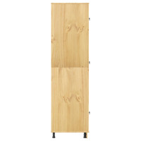 Produktbild för Skåp SKI HonungsBrun 66 x 58 x 207 cm Massiv furu