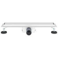 Produktbild för 2 i 1 Duschavlopp Silver 60 cm Rostfritt Stål 304