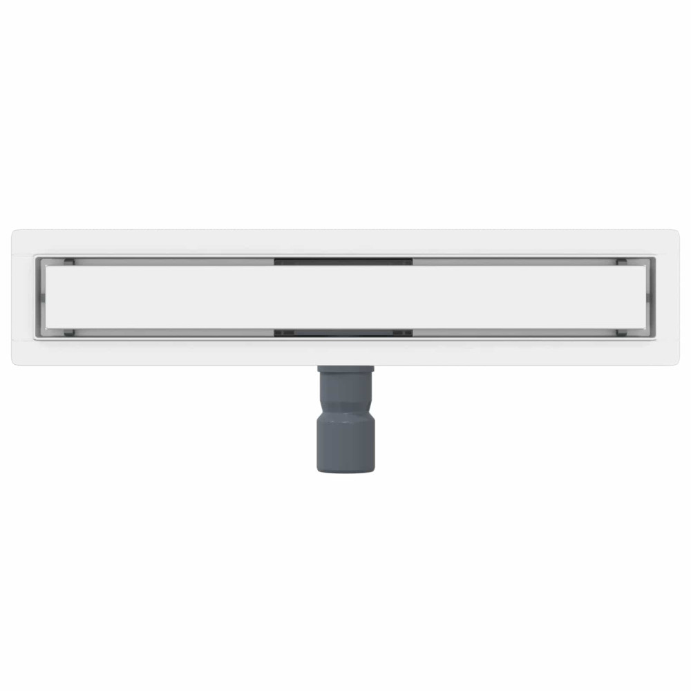 Produktbild för 2 i 1 Duschavlopp Silver 60 cm Rostfritt Stål 304