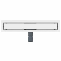 Produktbild för 2 i 1 Duschavlopp Silver 60 cm Rostfritt Stål 304