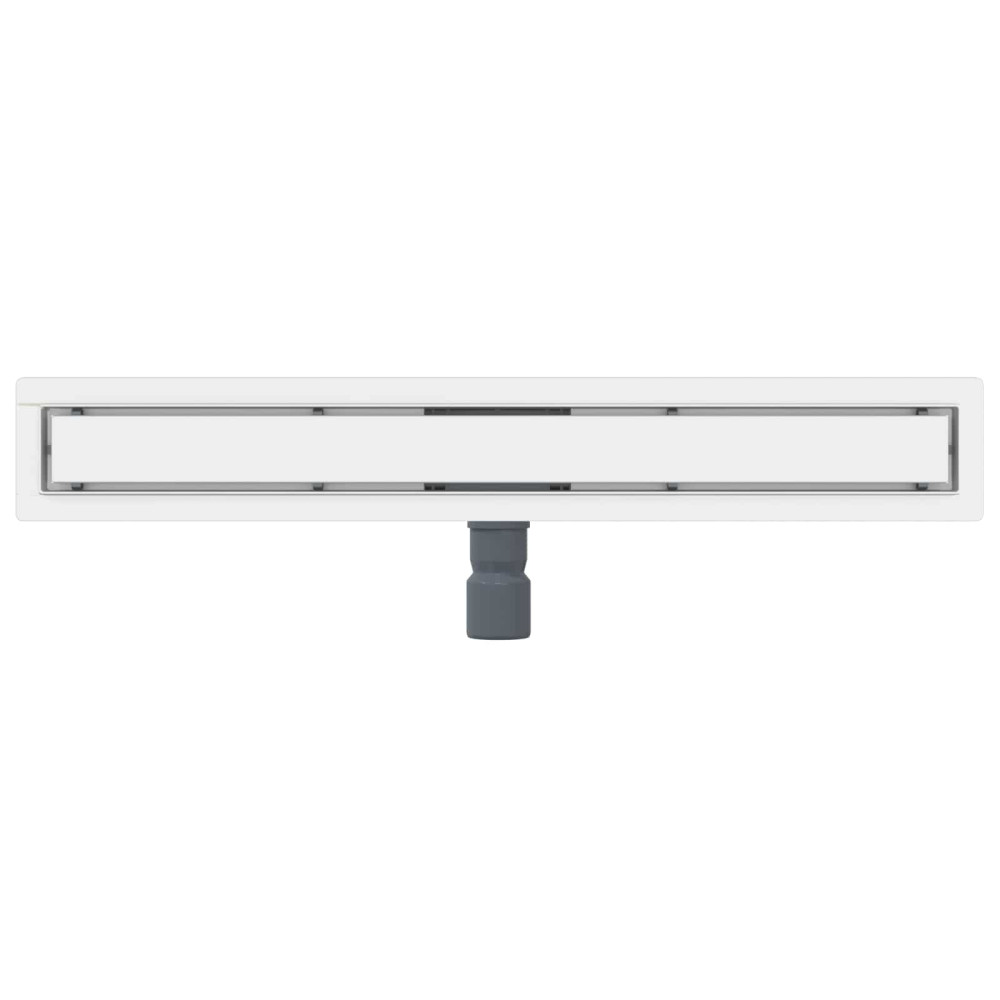 Produktbild för 2 i 1 Duschavlopp Silver 80 cm Rostfritt Stål 304