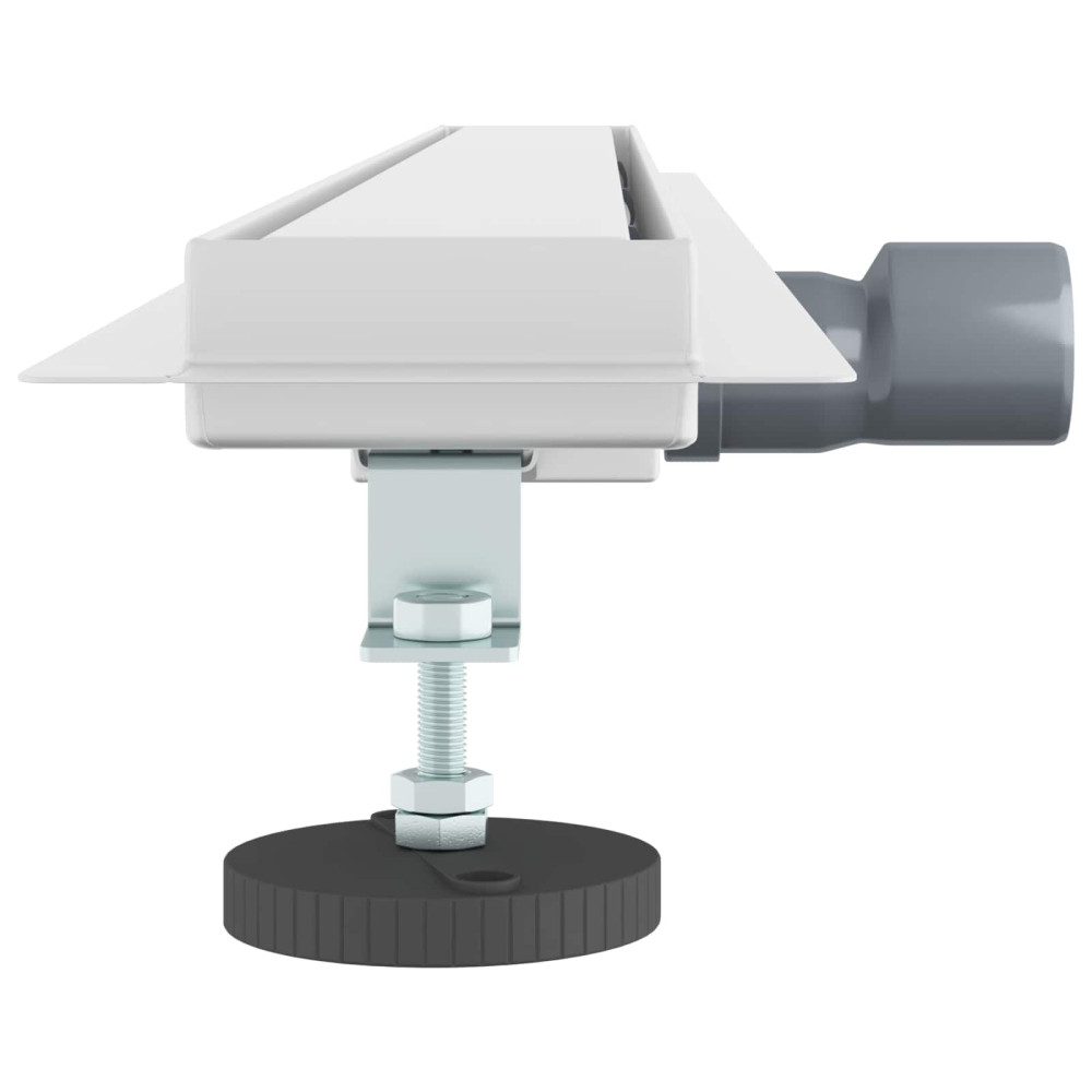 Produktbild för 2 i 1 Duschavlopp Silver 100 cm Rostfritt Stål 304